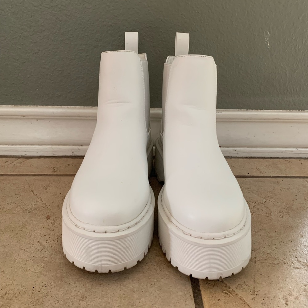 Forever 21 White Boots